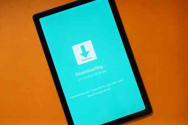 Ingrese al modo de descarga y recuperación en Samsung Galaxy Tab A7 10.4 2020