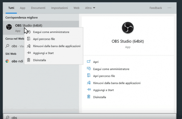 Arreglar la pantalla negra del estudio OBS en Windows