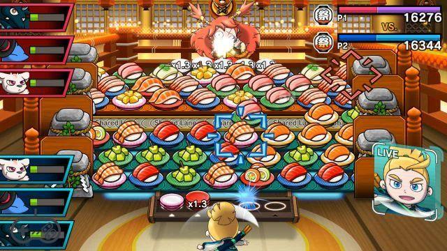 Sushi Striker: The Way of Sushido - Revisión del rompecabezas creado por Indieszero