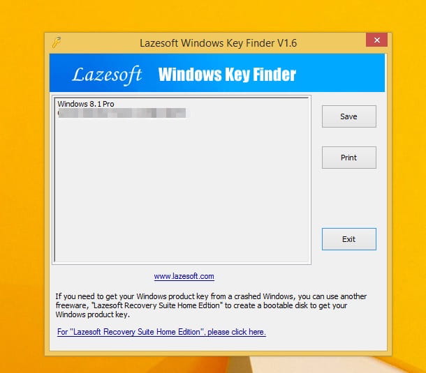 Cómo encontrar la clave de producto de Windows 8.1