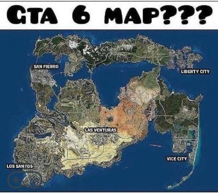 GTA 6: un concepto de su mapa hace que los fanáticos sueñen