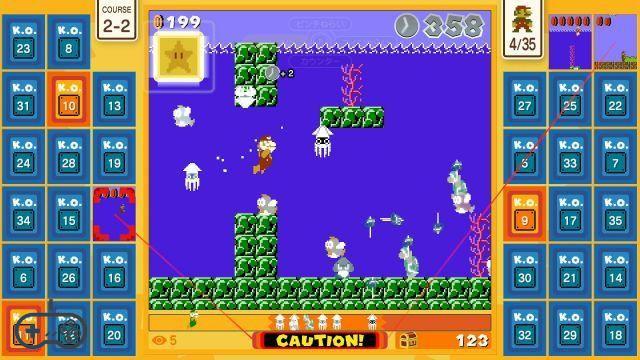 Super Mario Bros.35 - Revisión, Mario en salsa battle royale