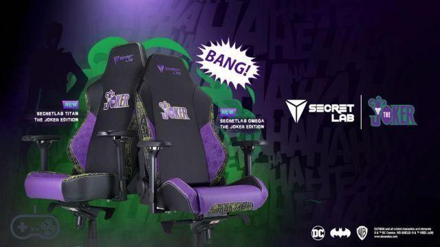 Secretlab: annonce la chaise de jeu dédiée au Joker