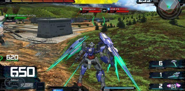 Mobile Suit Gundam: Extreme Vs. MaxiBoost On - visualização da versão japonesa