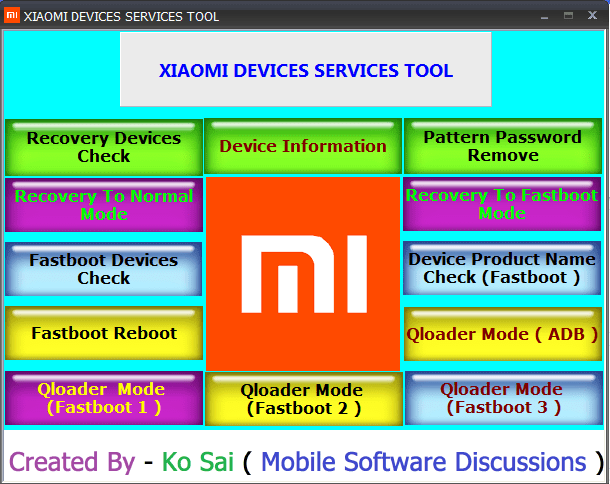 Centro assistenza Xiaomi … Xiaomi Service Tool