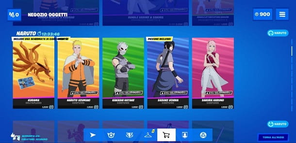 Como desbloquear Naruto no Fortnite