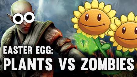 Huevo de Pascua Plants Vs Zombie