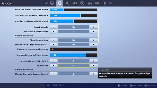 Como ver o FPS no Fortnite PS4