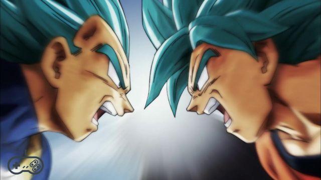 Dragon Ball Z: vienen Kakarotto, Goku y Vegeta Super Saiyan Blue