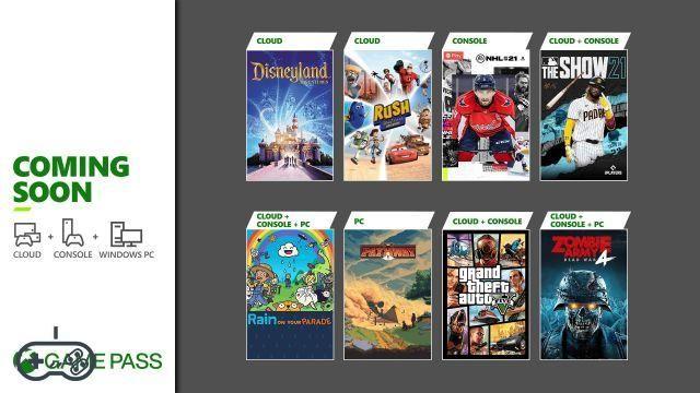 Xbox Game Pass: 7 games coming, there is also GTA 5 for free