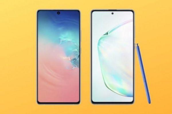 Captura de pantalla debajo de Samsung Galaxy Note 10 Lite