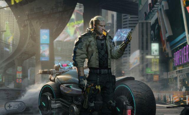 Cyberpunk 2077: an artist recreates Geralt in the world of Night City
