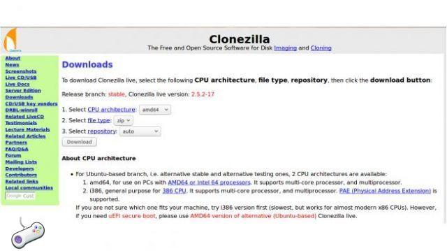 Como clonar seu disco rígido com Clonezilla