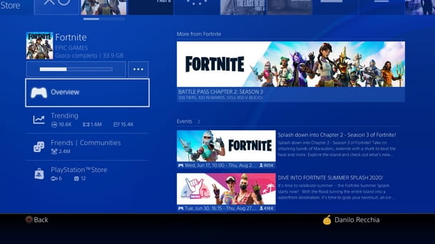 Cómo instalar Fortnite en PS4