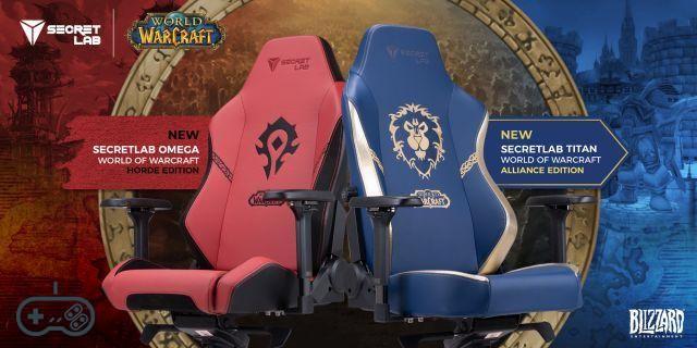 World of Warcraft: Secretlab presenta sillas de juego para Horde y Alliance