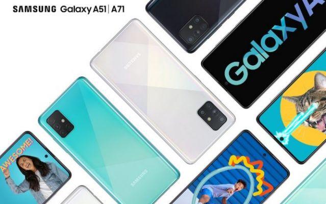 Captura de pantalla del Samsung Galaxy A51