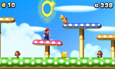 Mario et beaucoup, beaucoup de pièces