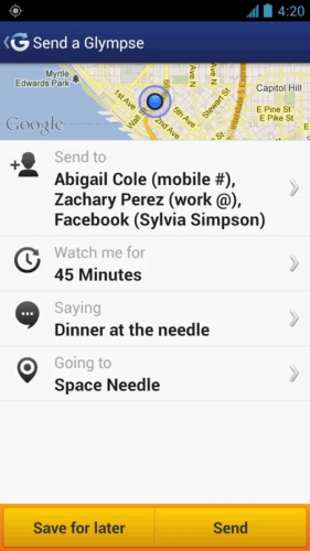How to share GPS location with other Android devices