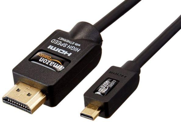 How to connect the computer to the TV with an HDMI cable