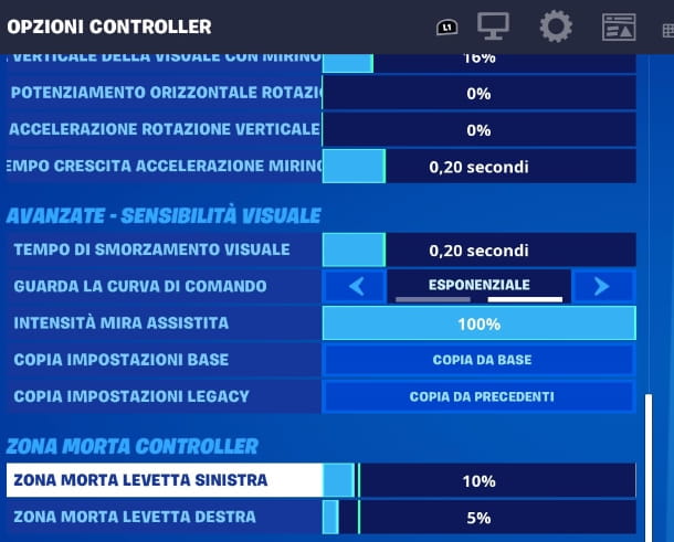 Como ativar Aim Aid Fortnite PS4