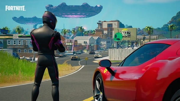 How to find the Ferrari 296 GTB on Fortnite