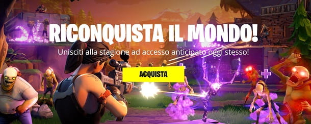 Venha comprar gratuitamente no Fortnite