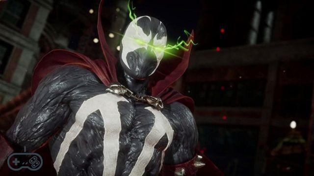 Mortal Kombat 11: Spawn is shown in a gameplay video