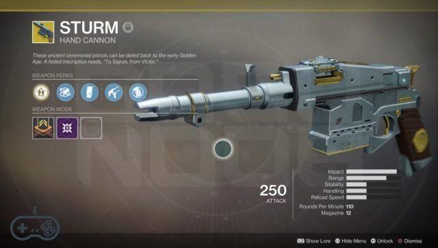 Destiny 2: cómo obtener el cañón de mano exótico Sturm