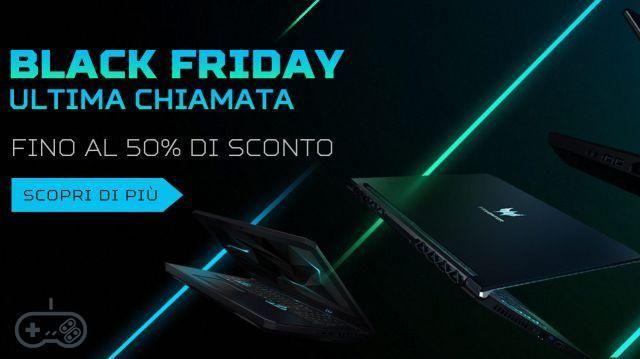 Acer y Black Friday: muchos descuentos hasta 500 €