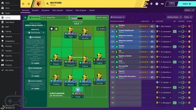 Football Manager 2020 Touch: la revisión para Nintendo Switch