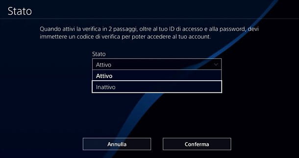 How to enable 2FA PS4