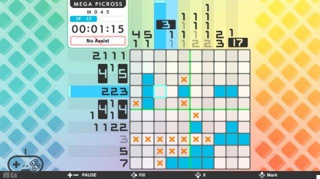 Beaucoup de nonogrammes dans la revue Picross S sur Switch