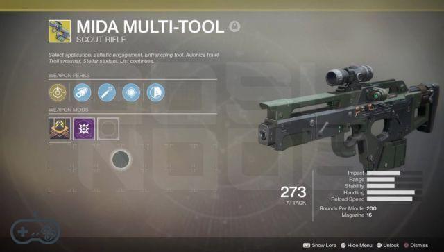 Destiny 2: como obter a Mida Multi-Tool Exotic Shotgun