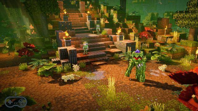 Minecraft Dungeons: fuite d'images de deux nouvelles extensions possibles