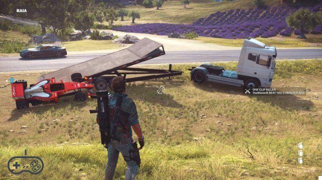 Como encontrar o carro de Fórmula 1 na Just Cause 3