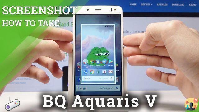 Comment faire une capture d'écran su BQ Aquaris 5