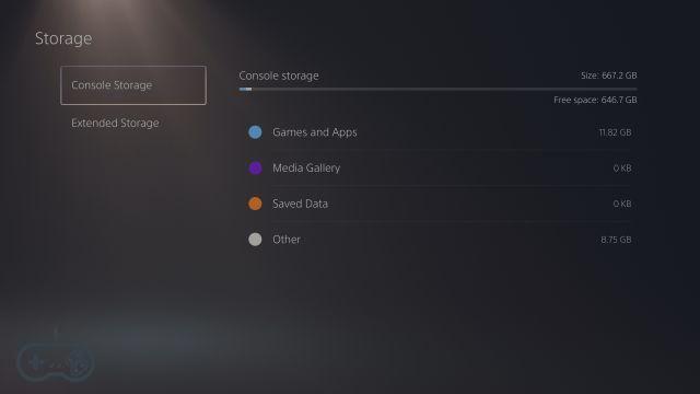PlayStation 5 tendrá 667 GB de espacio libre listo para usar
