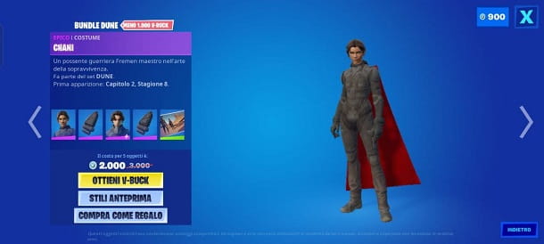 Venha desbloquear Chani Kynes e Paul Atreides di Dune su Fortnite