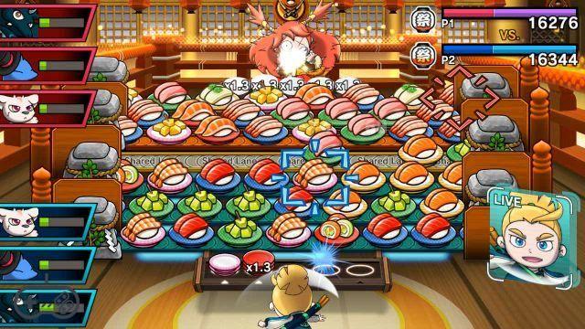 Sushi Striker: The Way of Sushido - Review of the puzzle created by Indieszero