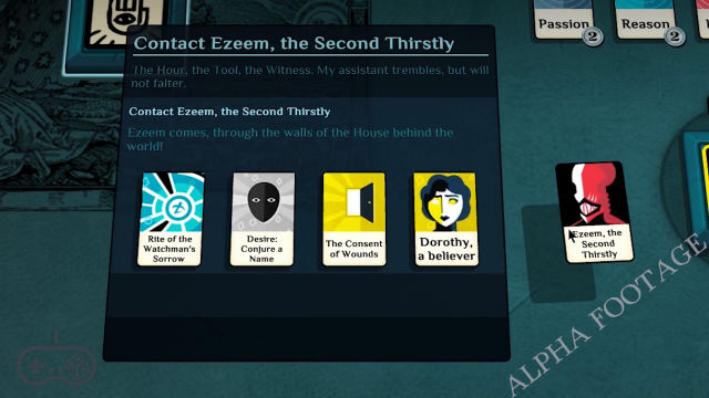 Cultist Simulator - revisión silenciosa del título de Wheather Factory