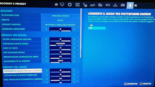 Comment activer la plateforme multiplateforme Fortnite