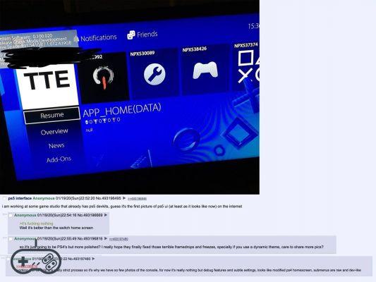 PlayStation 5: une image a révélé l'interface du devkit?