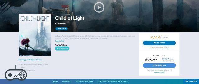 Child of Light está disponible de forma gratuita en Ubisoft Store por tiempo limitado