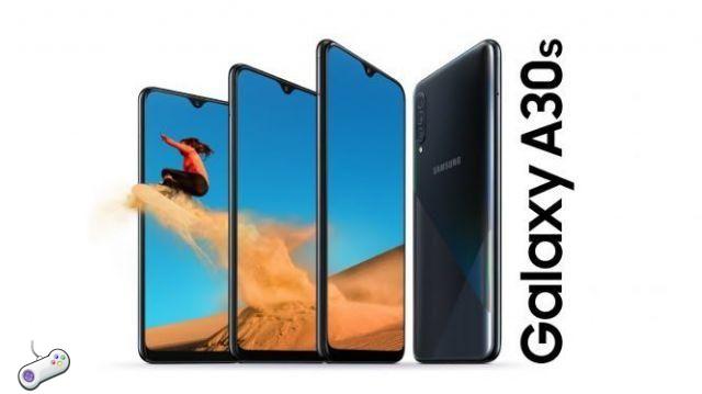 Captura de pantalla debajo del Samsung Galaxy A30s