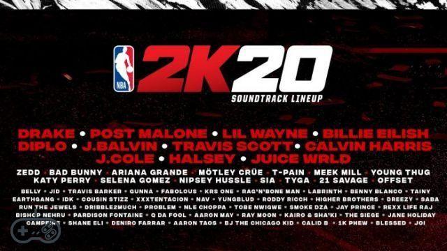 NBA 2K20: antecipou a trilha sonora completa do título 2K