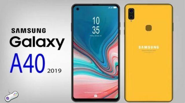 Captura de pantalla Samsung Galaxy A40