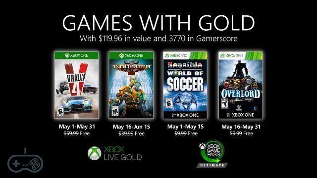 Games with Gold: May 2020 free titles revealed