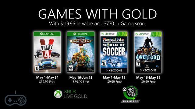 Games with Gold: se revelan títulos gratuitos de mayo de 2020