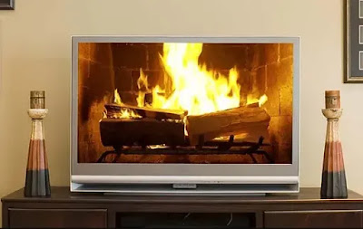 How to Turn Your TV into a Fireplace (Video and App)