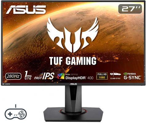 Asus TUF Gaming VG279QM - Revue du moniteur avec 280 Hz